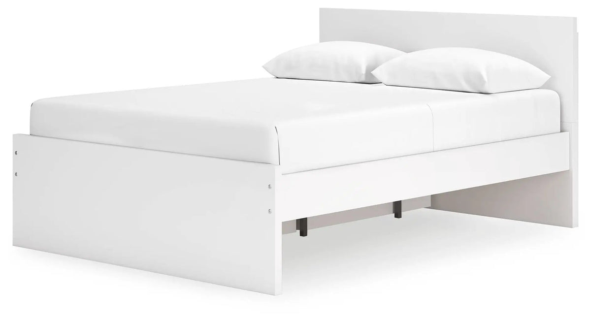 Onita Panel Platform Bed | Minimal Design | Ultra-Clean Lines | Easy-Elegant Solid Finish