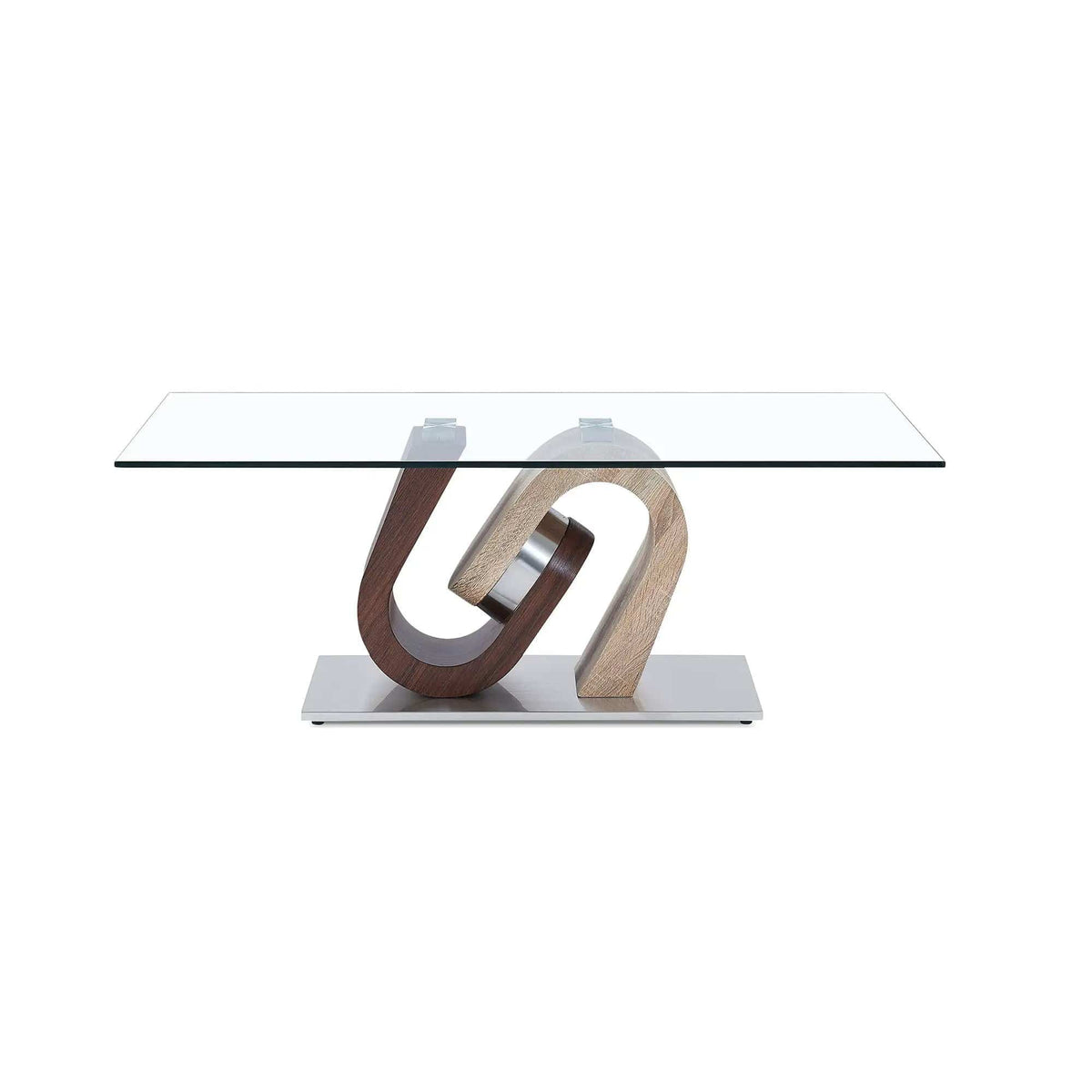 Chase End Table Contemporary Design | 2 Pieces | Solid Wood & Walnut | Living Room