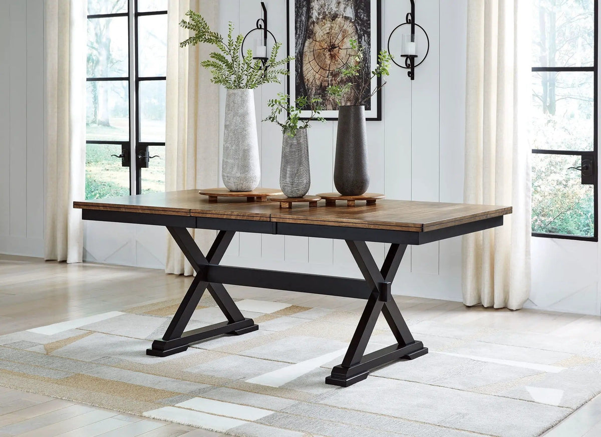 Wildenauer Dining Room Extension Table | 2 Pieces | Dining Room Furniture | Dining Room