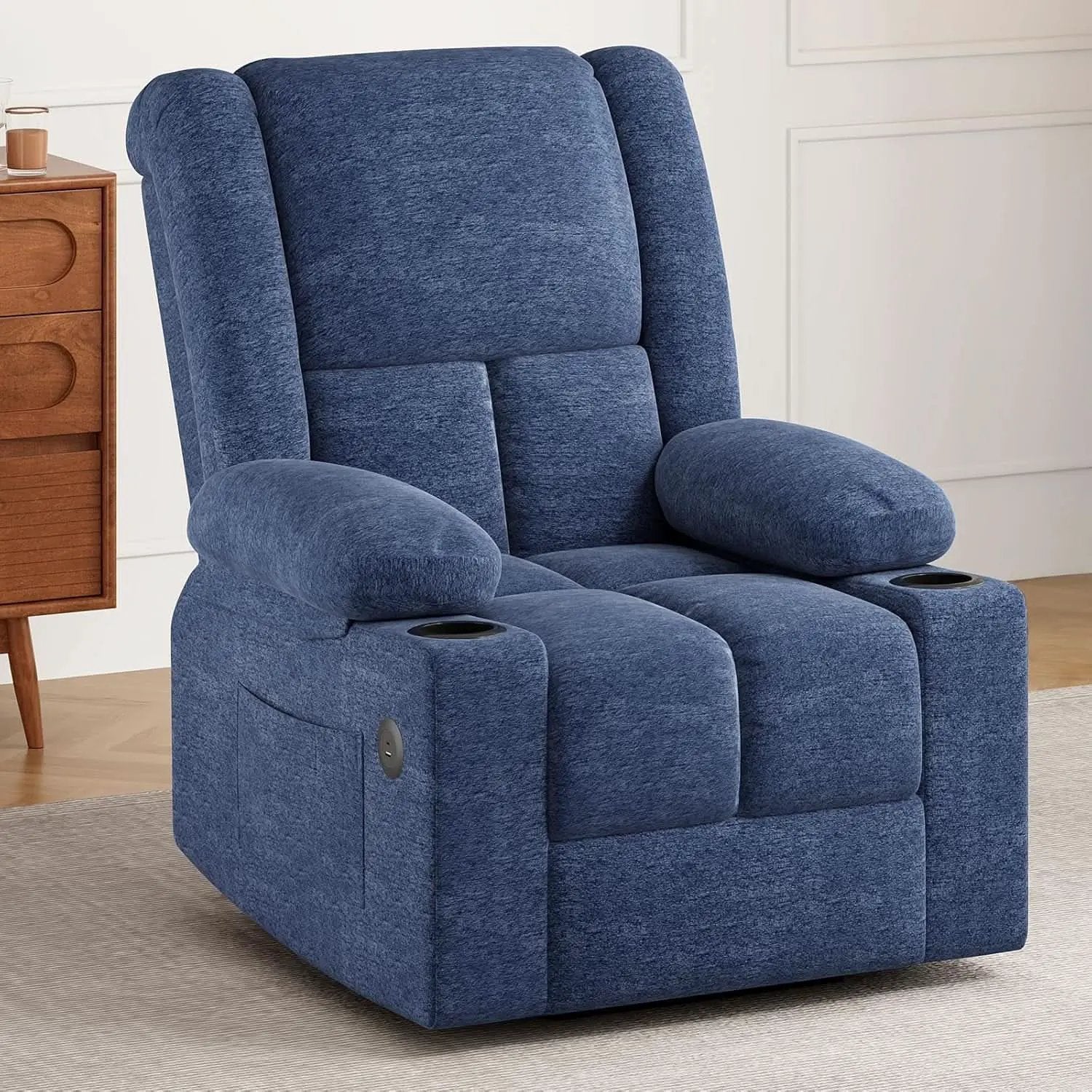 Power Lift Recliner Chair With Massage And USB Ports from PriceLows™