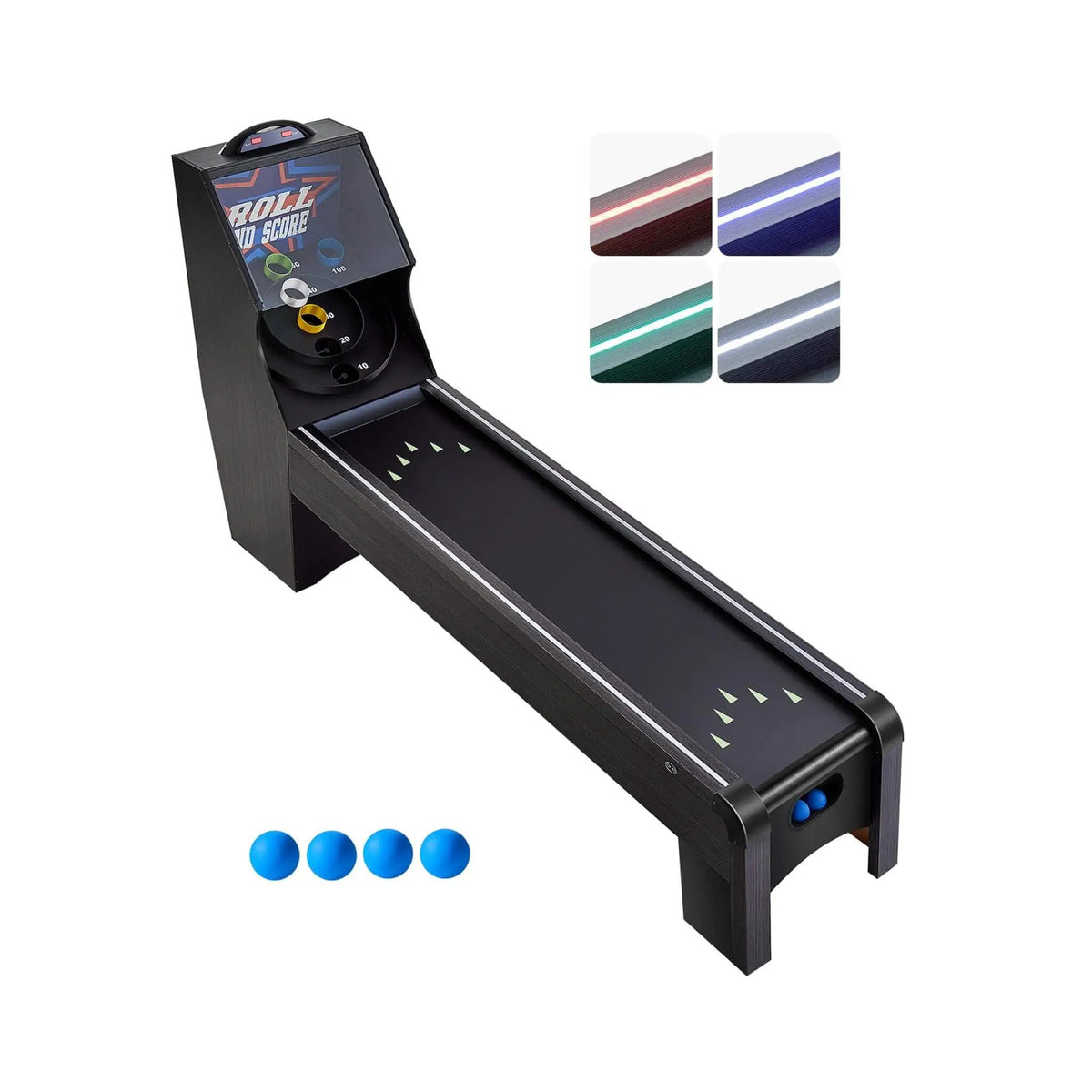 Roll And Score Game Table | 9FT Arcade Style | Automatic Ball Return | Solo Or Competitive Play