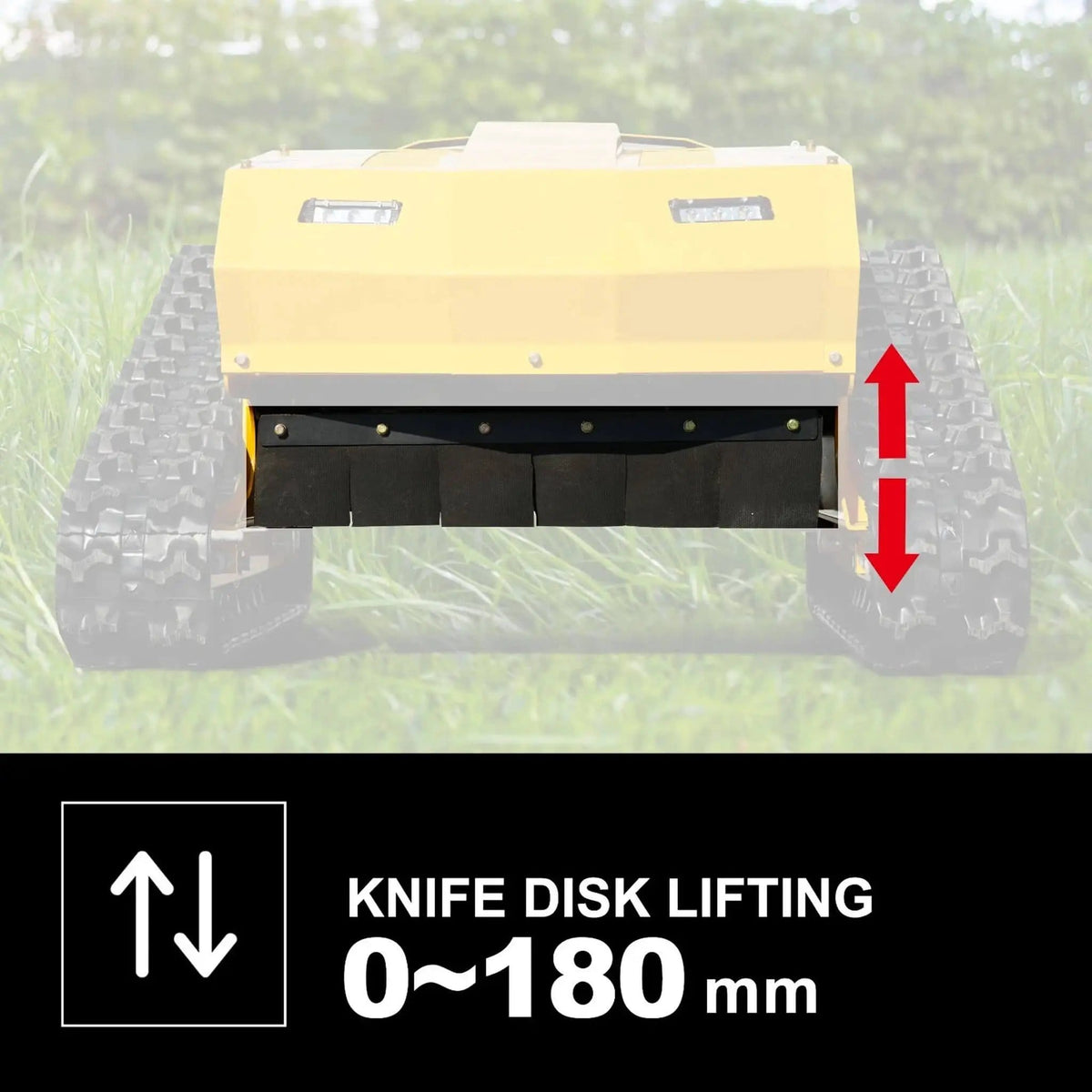 9HP 21-Inch Industrial Remote-Controlled Lawn Mower | 9 HP | 21 Inch | Robotic Mower