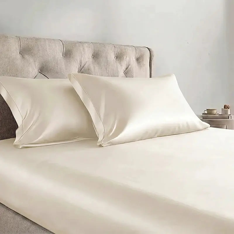 Microfiber Fitted Sheet Set | Satin Finish | 3 Piece Set
