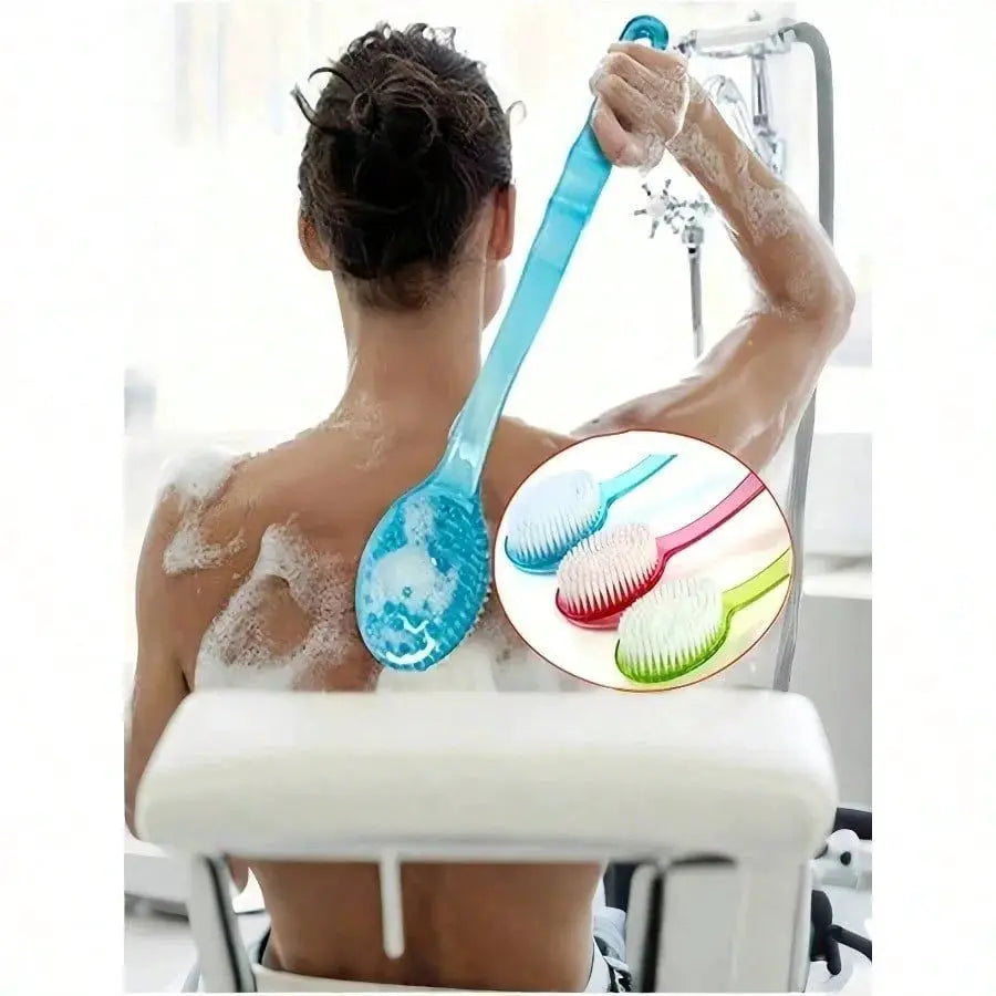 Bath Brush | Exfoliating Back Scrubber | Extended Handle