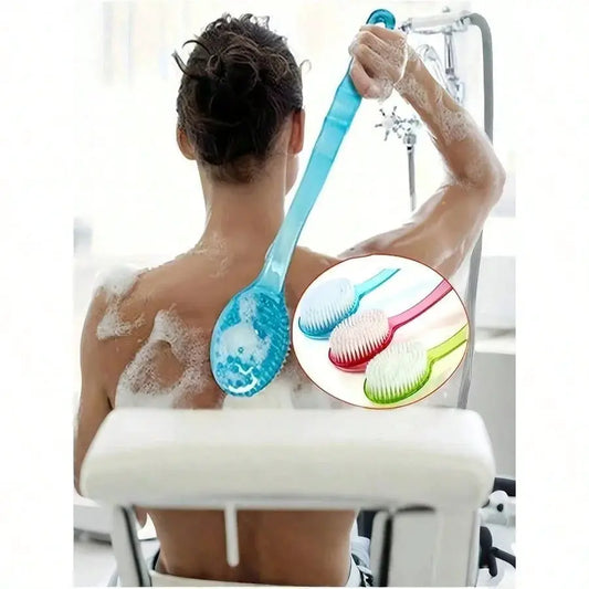 Bath Brush | Exfoliating Back Scrubber | Extended Handle
