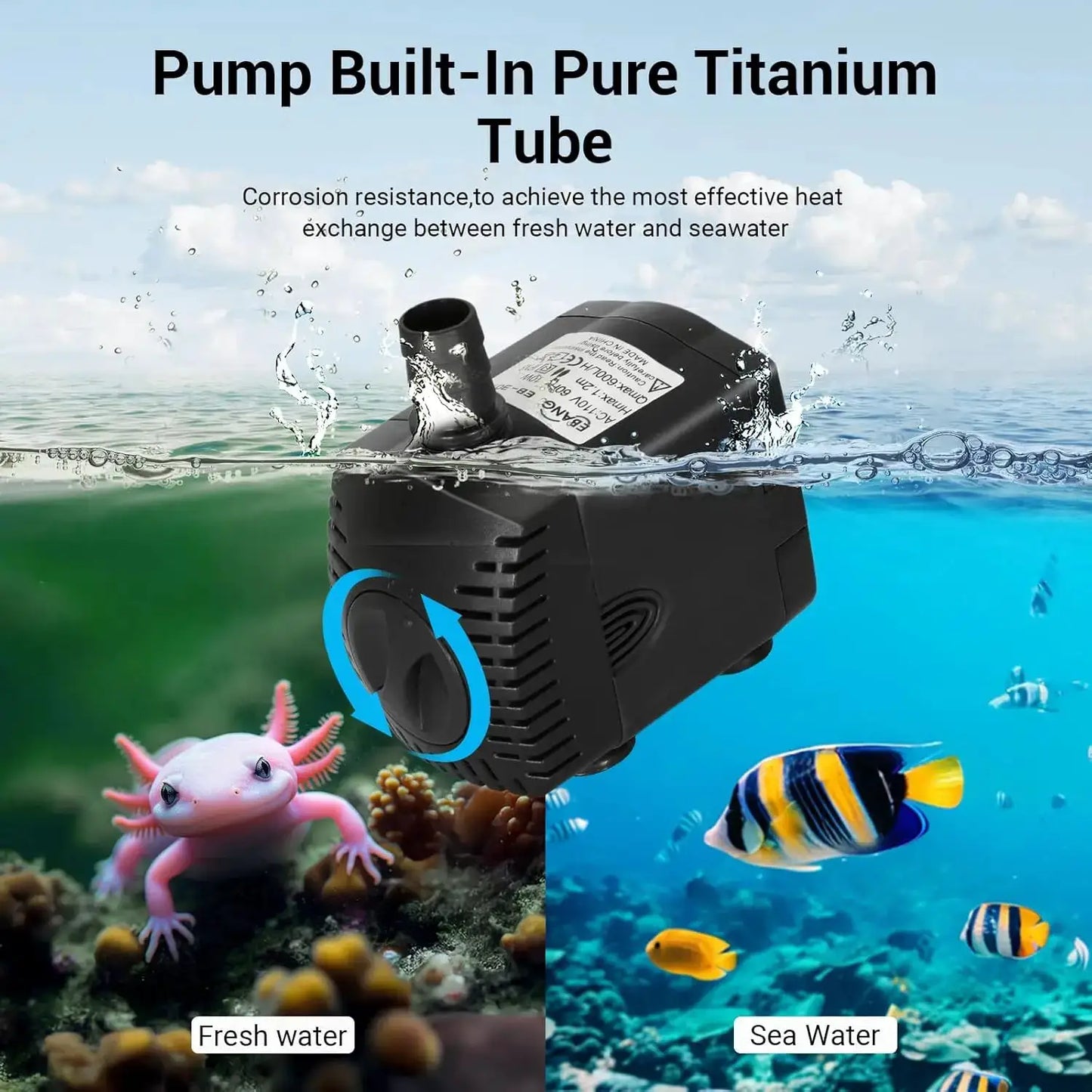 Aquarium Water Chiller | 1/3 HP | 79 Gallon | Quiet Design