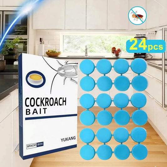 24 Pack Cockroach Gel Bait & Roach Killer Trap Indoor for Home, Powerful Roach Repellent Bait Trap Infestation Solution, Easy to Use Cockroach Deterrent Indoor for Kitchen Home RV Corner Pet Safe from PriceLows™