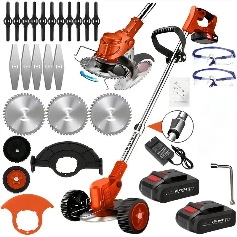 New model for 2025 Cordless Lawn Trimmer TrimmersLawn EdgerMowerBrush CutterWeed Cutter for Garden and Yard Lawn from PriceLows™