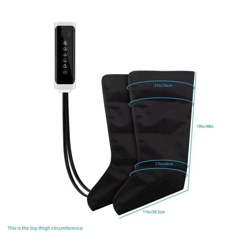 Pneumatic Leg Massager | Thighs, Calves & Feet | 3 Modes | Remote Control