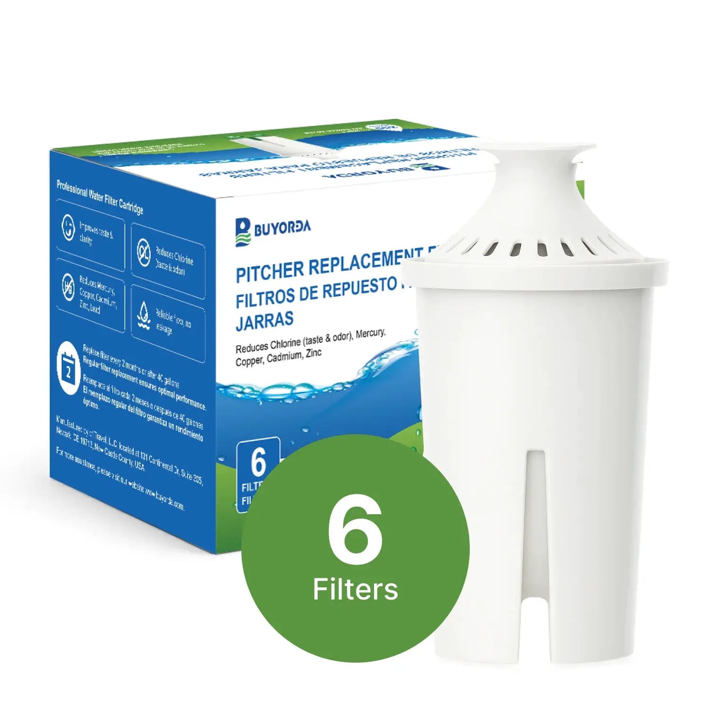 For Brita Water Pitcher Replacement Filters Compatible With Pitchers And Dispensers Except Stream Reduces Copper Cadmium Mercury from PriceLows™