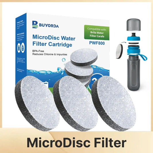 MicroDisc Filter Perfect Replacement for Brita Fill & Go Water Bottles Reduce PFAS Eco-Friendly Efficient Filtration Solution from PriceLows™