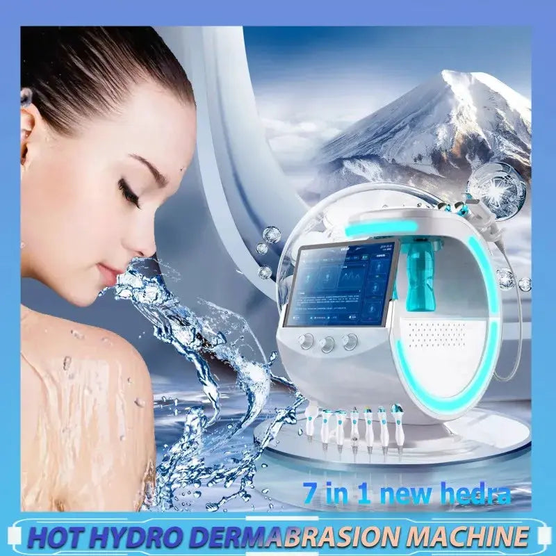 7 In 1 Hydrofacial Machine | Skin Rejuvenation | Ice Cooling | Portable