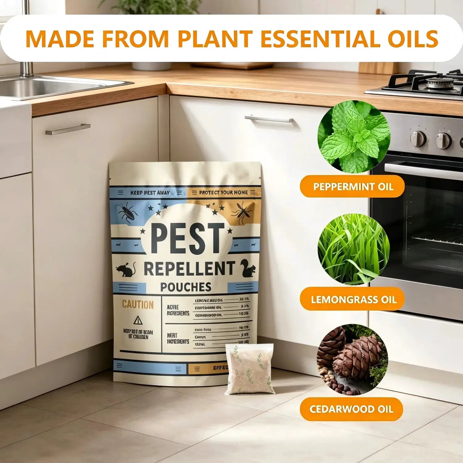 Pest Control Pouches, Mice Repellent Indoor, Rodent Repellent, Mouse Repellent, Mouse Deterrents, Rat Repellent for House,Roach,Spider,Roach,Ant,Mosquito,Silverfish and Lizard Repellent- 10P from PriceLows™