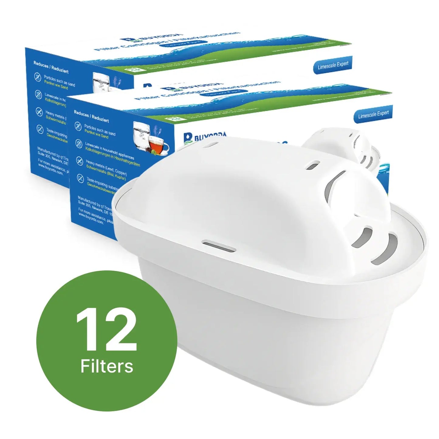 For Brita Maxtra+ Pitcher Replacement Water Filter Cartridge Reduces Chlorine Limescale Arsenic Improves PH 12 Count Compatible from PriceLows™