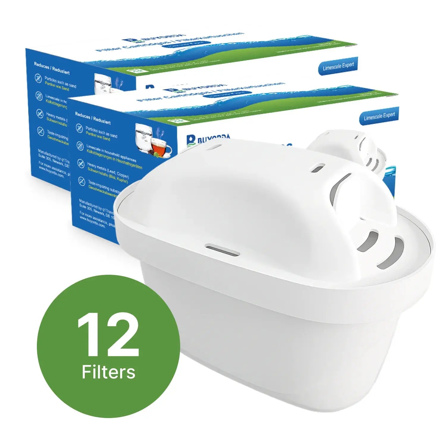 For Brita Maxtra+ Pitcher Replacement Water Filter Cartridge Reduces Chlorine Limescale Arsenic Improves PH 12 Count Compatible from PriceLows™