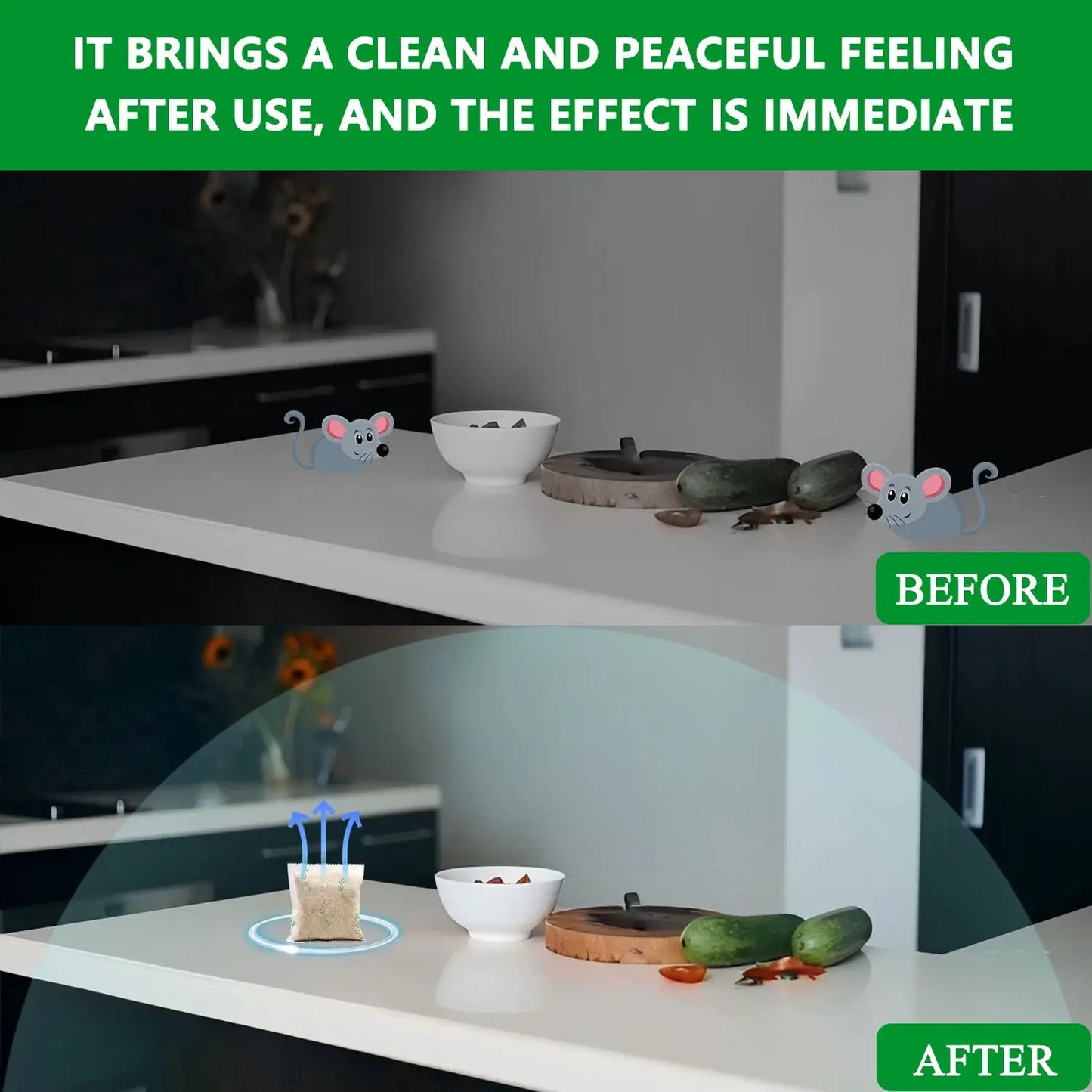 10P-Rodent Repellent, Mice Repellent, Peppermint Rat Repellent, Keep Rodents Out of House/Cars/Rvs/Garages, Natural Mouse Repellents, Indoor & Outdoor 3 Months Protection from PriceLows™