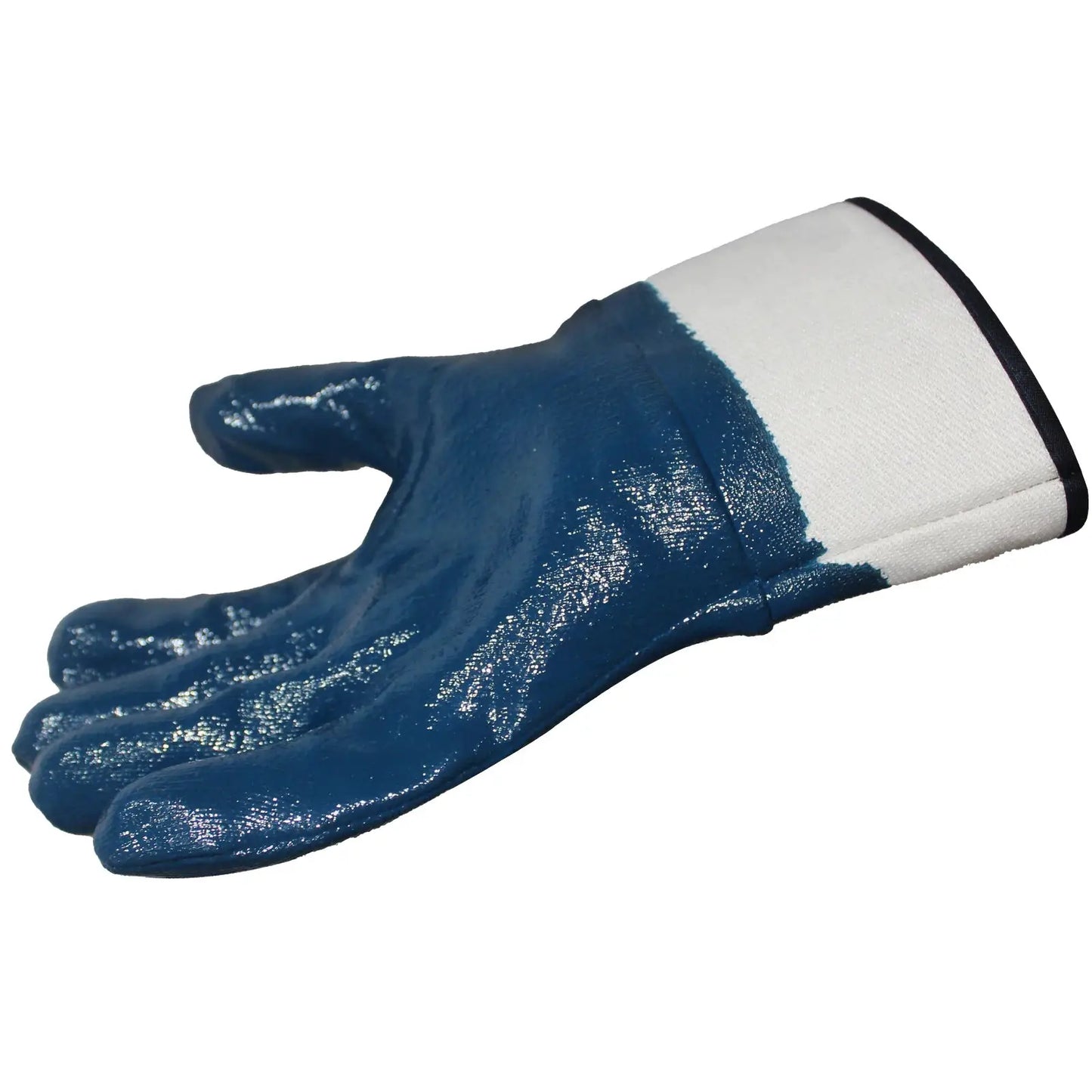 SAFETREE Heavy Duty Industrial Blue Nitrile Dipped Work Gloves Oil Resistant Gloves from PriceLows™