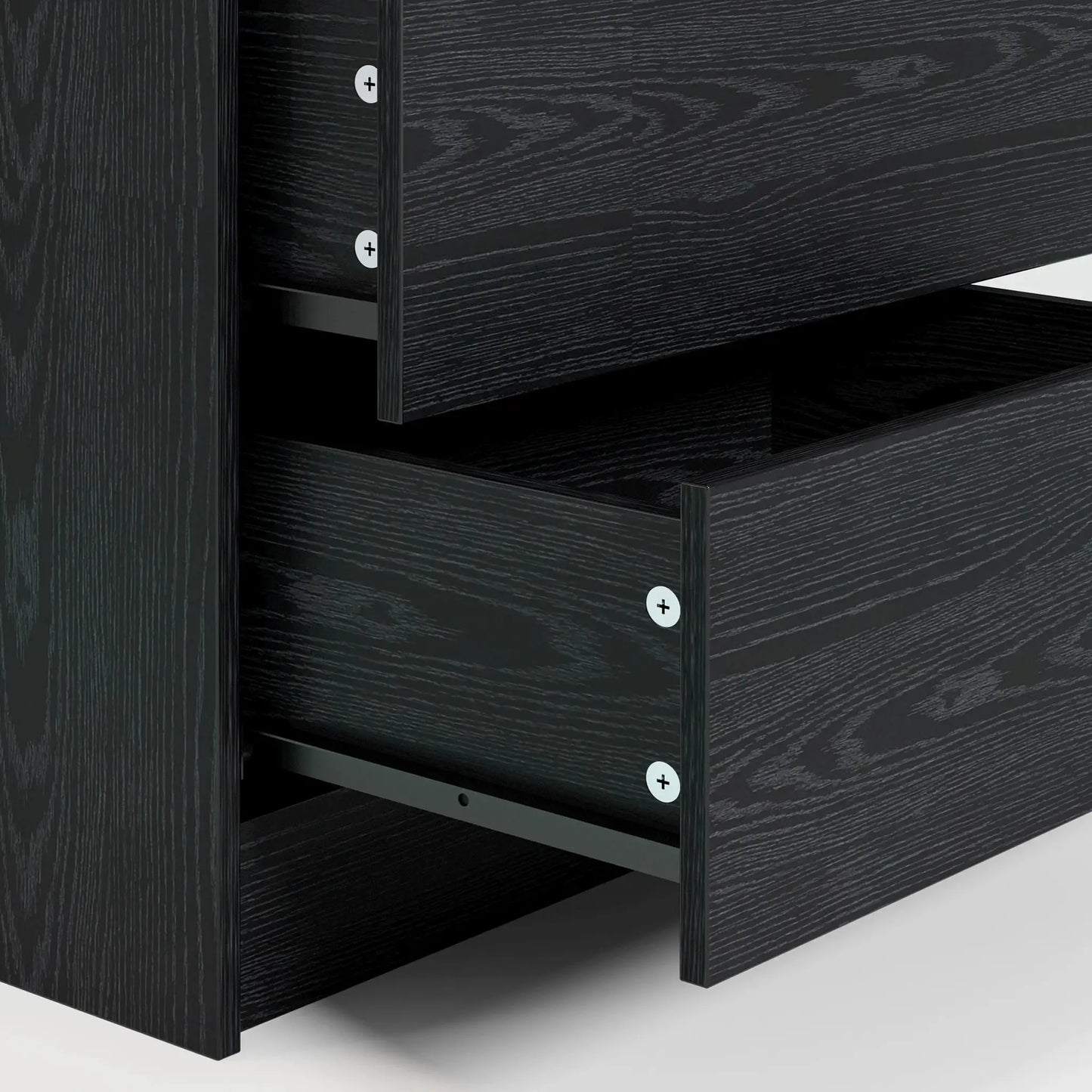 LIKIMIO Night Stand with Charging Station, Modern Nightstand with LED Light and Drawers, Bedside Tables/End Table for Bedroom from PriceLows™