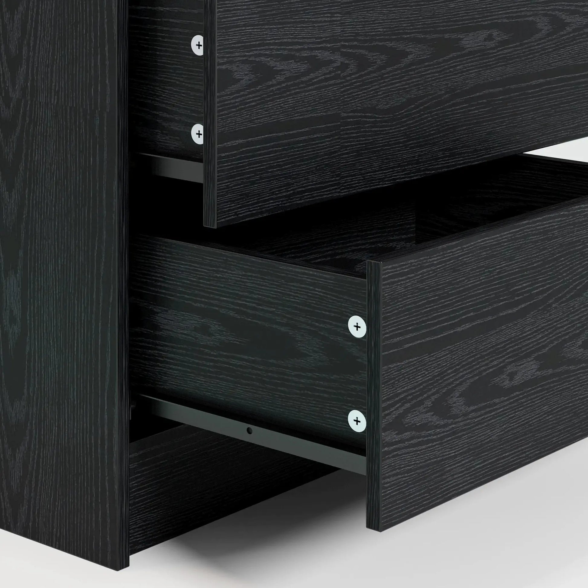 LIKIMIO Night Stand with Charging Station, Modern Nightstand with LED Light and Drawers, Bedside Tables/End Table for Bedroom from PriceLows™