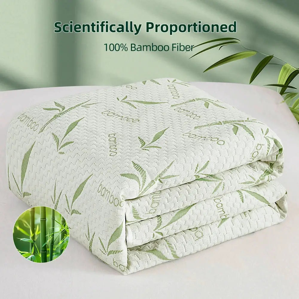 Bamboo Viscose Mattress Cover Fitted Style Soft And Breathable, Mattress Protector Twin Size Bed Fitted Sheet from PriceLows™