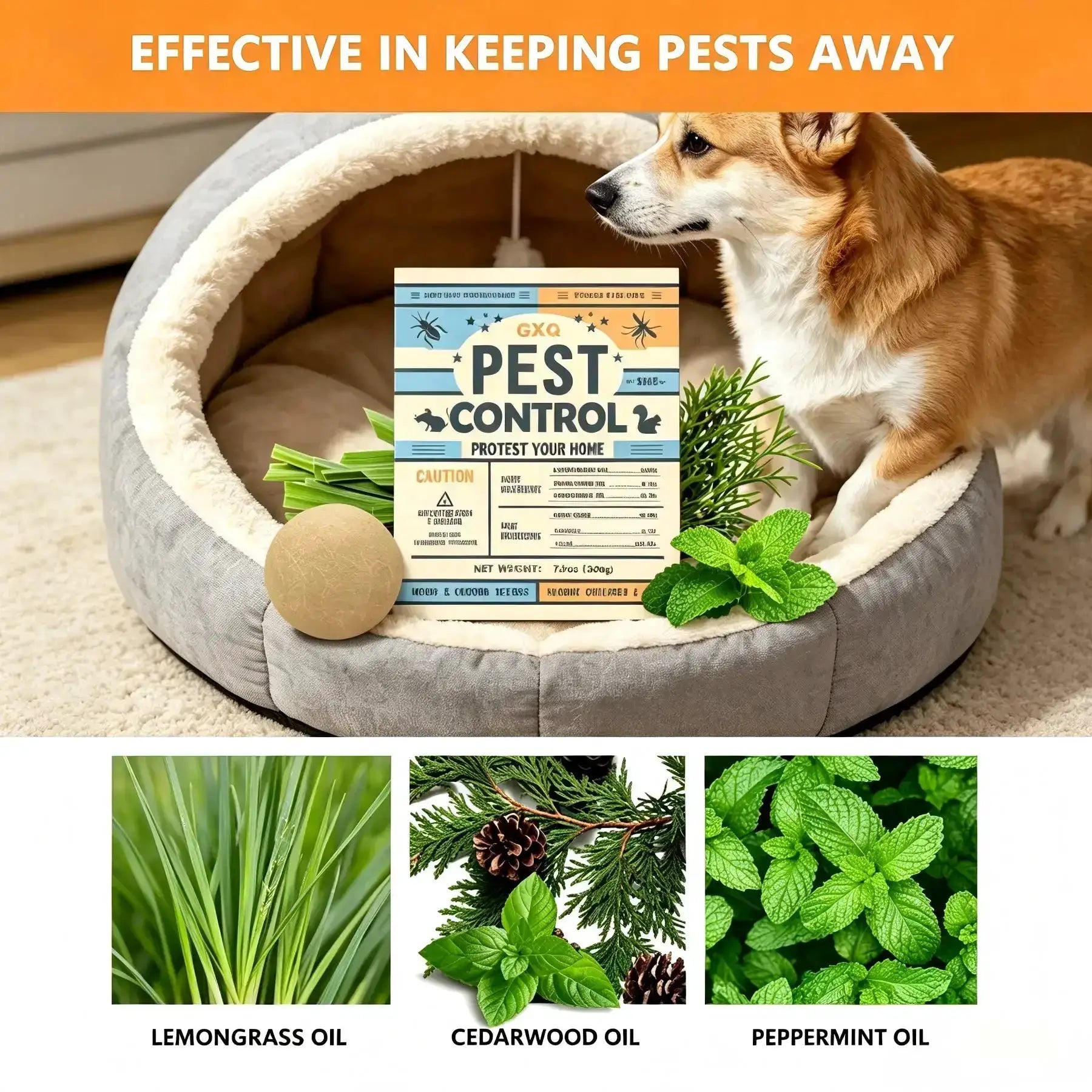 Pest Control Ball Repellent, Rodent Repellent, Mouse Repellents, Peppermint Oil to Repel Mice and Rats, Rat Deterrent, Repel Mosquito, Roach, Ant, Rodent, Spider, Moths & Other Pest Repellent-10Balls from PriceLows™
