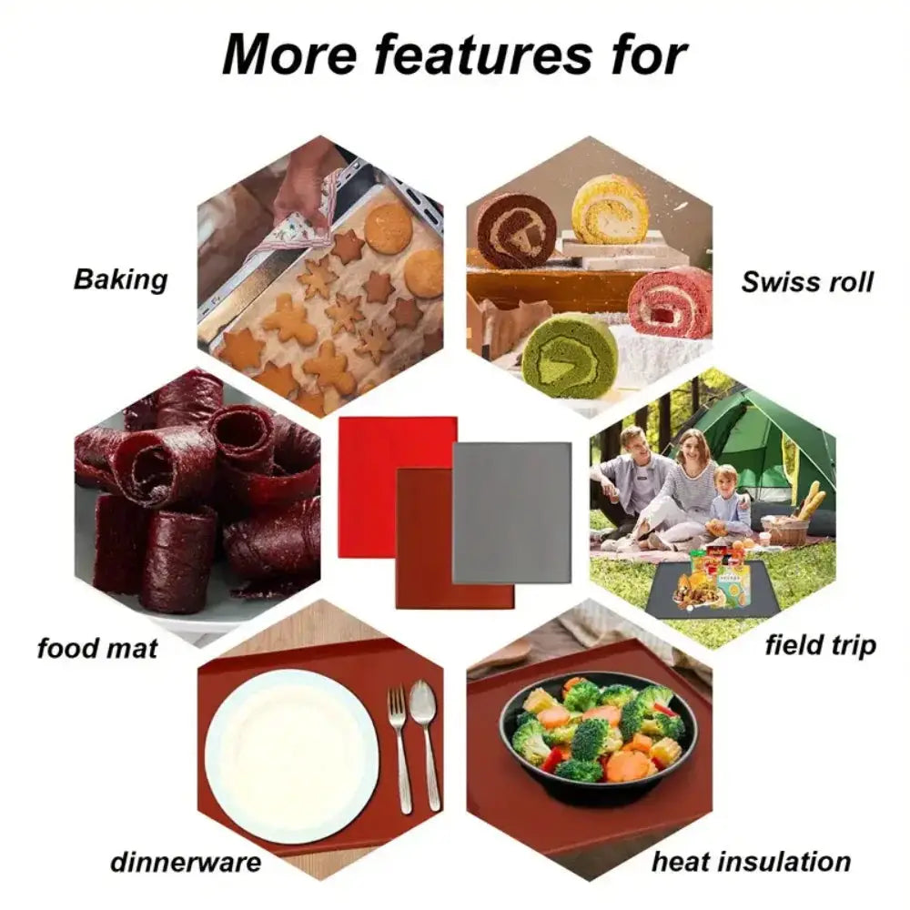 Silicone Baking Mats | Nonstick Silicone | Reusable | Assorted Sizes