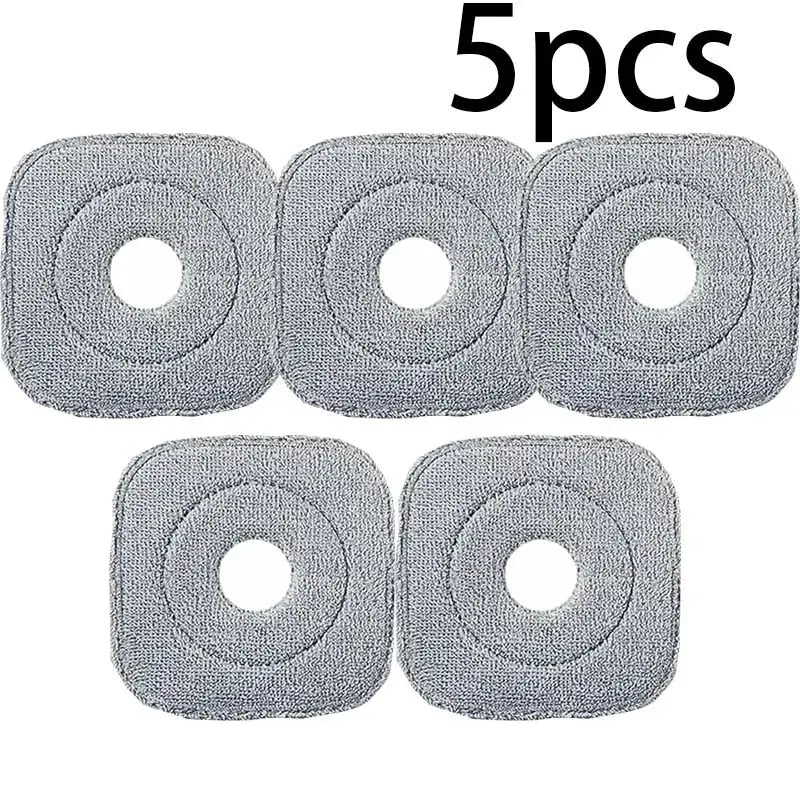 Spin Mop and Bucket Set with Dirty and Clean Water Separation System, Self-Wringing 360° Rotating Flat Mop, Hands-Free Self from PriceLows™
