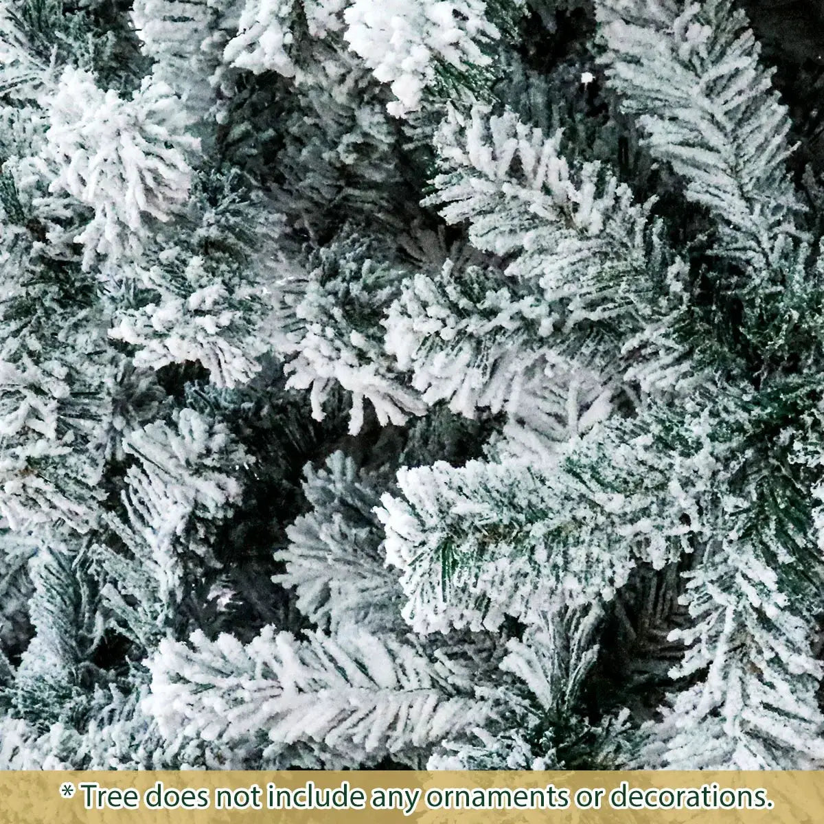 Artificial Flocked Christmas Tree | Snow Frosted | Fluffy Design | 7Ft Or 8Ft