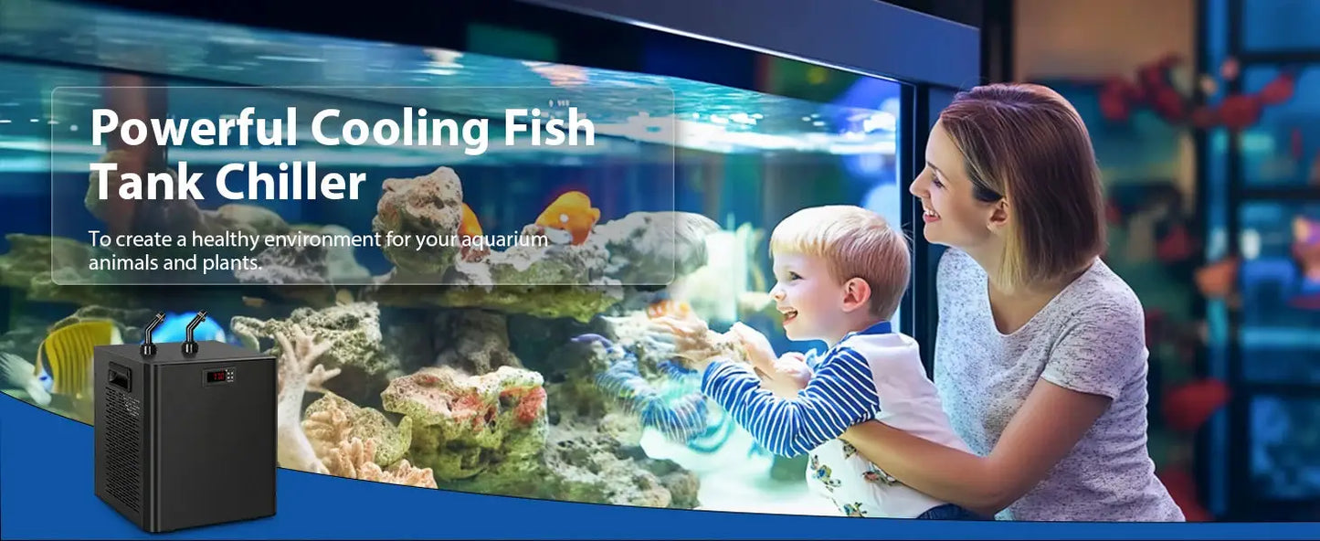 Aquarium Water Chiller | 1/3 HP | 79 Gallon | Quiet Design