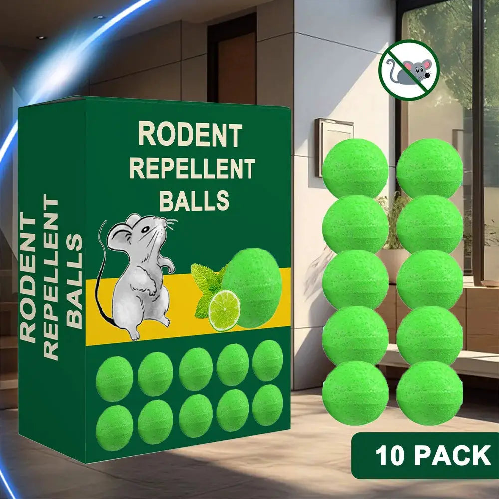 Rodent Repellent, 10-Pack Peppermint Oil Repellent Used for pest control against mice, rats, spiders, cockroaches, ants, and squirrels. Suitable for both indoor and outdoor use. A natural mouse repellent that can replace trap from PriceLows™