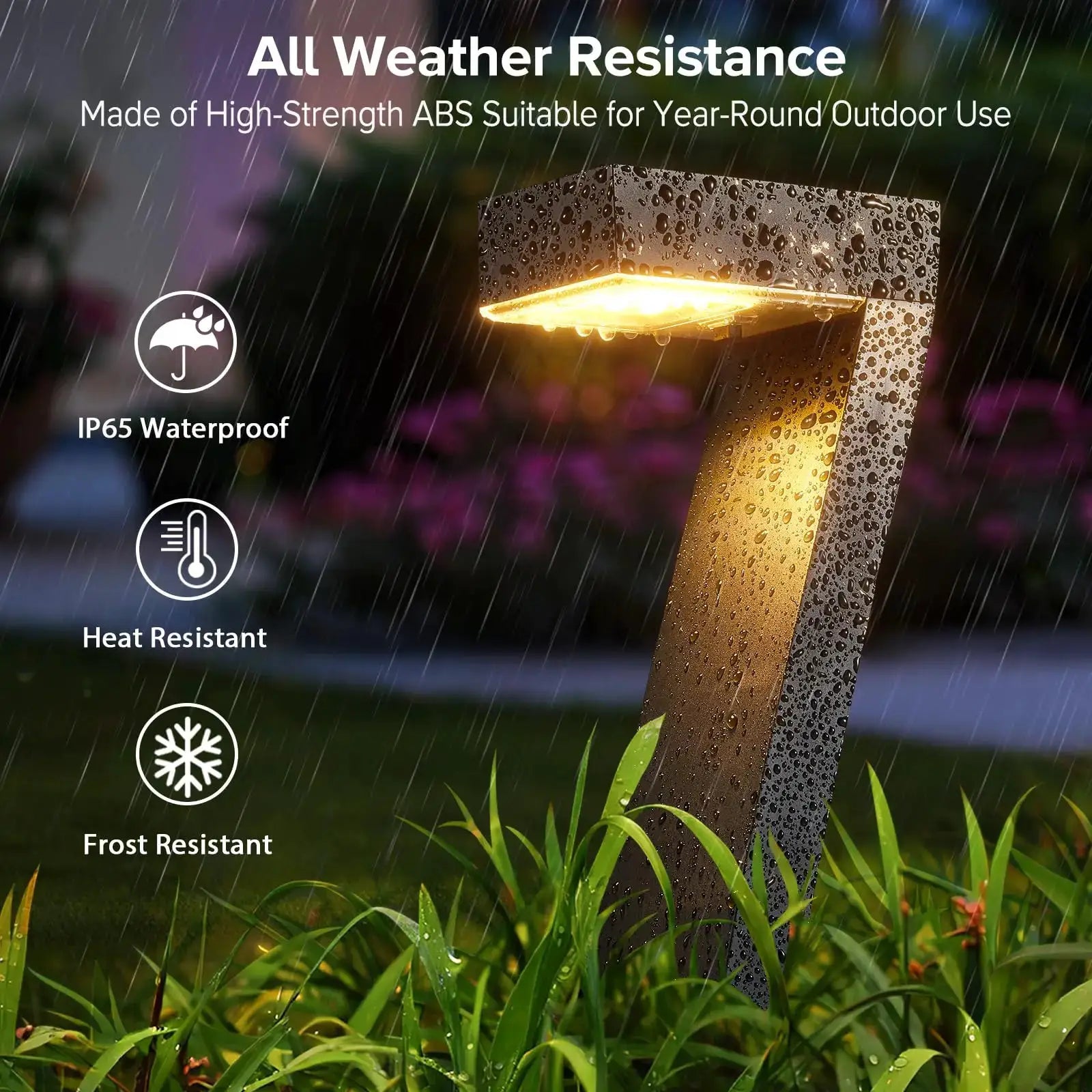 Upgraded Bright LED Solar Lights Outdoor Pathway Lights, IP65 Waterproof Solar Garden Lights for Yard Driveway Walkway Decor from PriceLows™