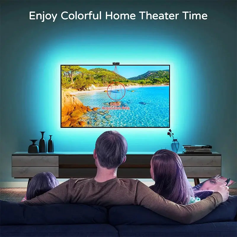 RGBIC LED TV Backlight Strip with Camera App Control Music Sync Smart Lights for Gaming Room 55-75inch Ambient Lighting from PriceLows™