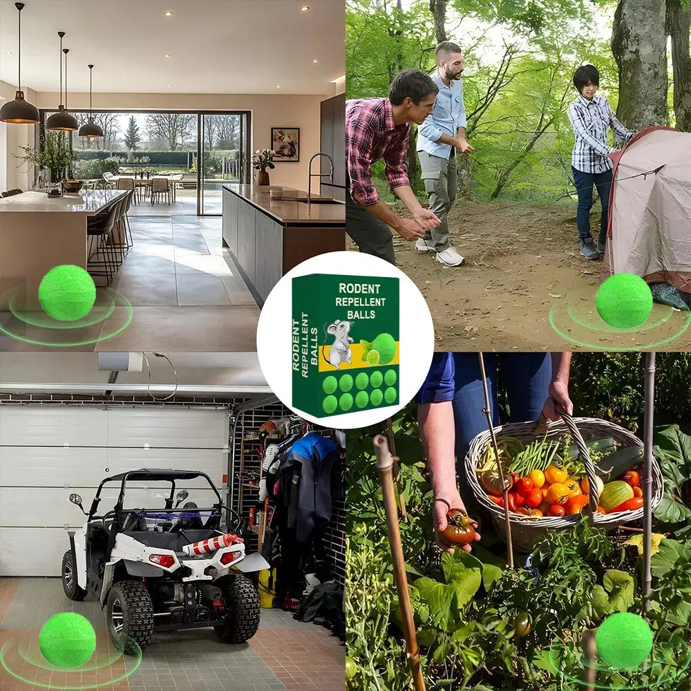 Rodent Repellent, 10-Pack Peppermint Oil Repellent Used for pest control against mice, rats, spiders, cockroaches, ants, and squirrels. Suitable for both indoor and outdoor use. A natural mouse repellent that can replace trap from PriceLows™