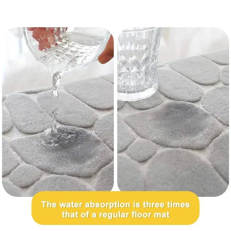 3 Piece Bathroom Mat Memory Foam Ultra Soft and Absorbent Leaf Bath Rugs Thick Washable For Bathroom Toilet Tub Mat Set from PriceLows™