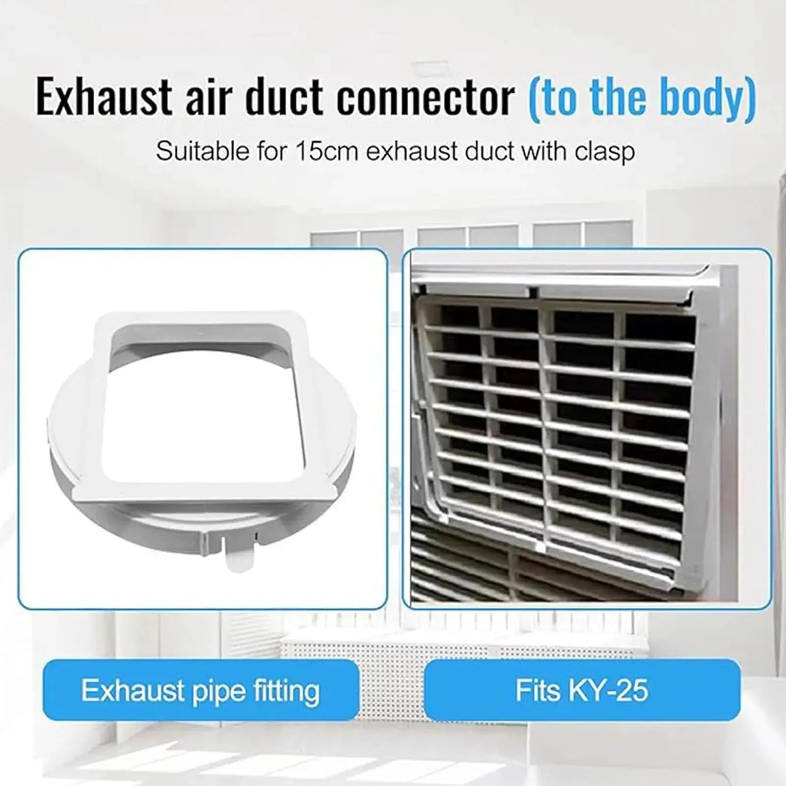 AC Exhaust Hose Adapter | Square Vent | PriceLows™