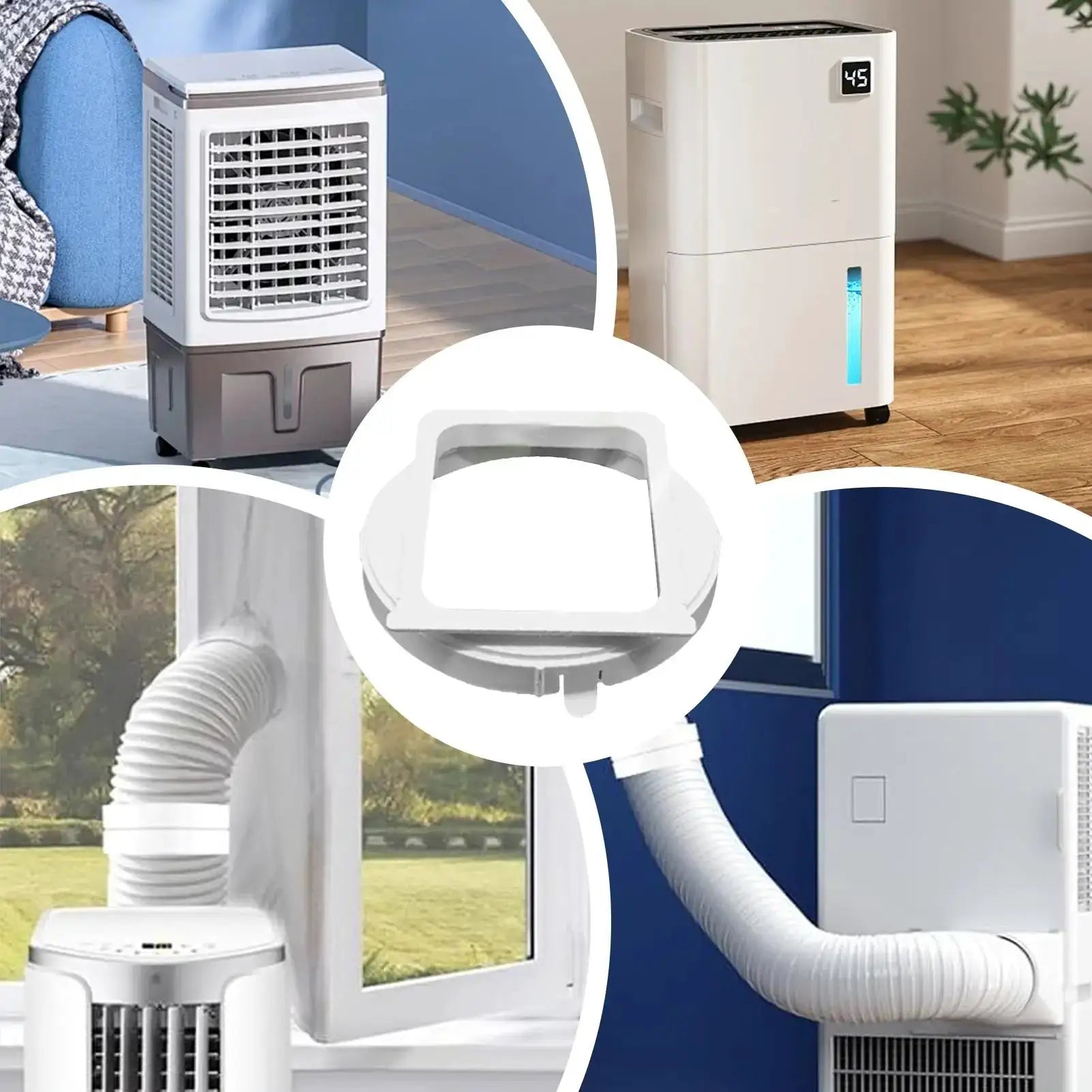 AC Exhaust Hose Adapter | Square Vent | PriceLows™