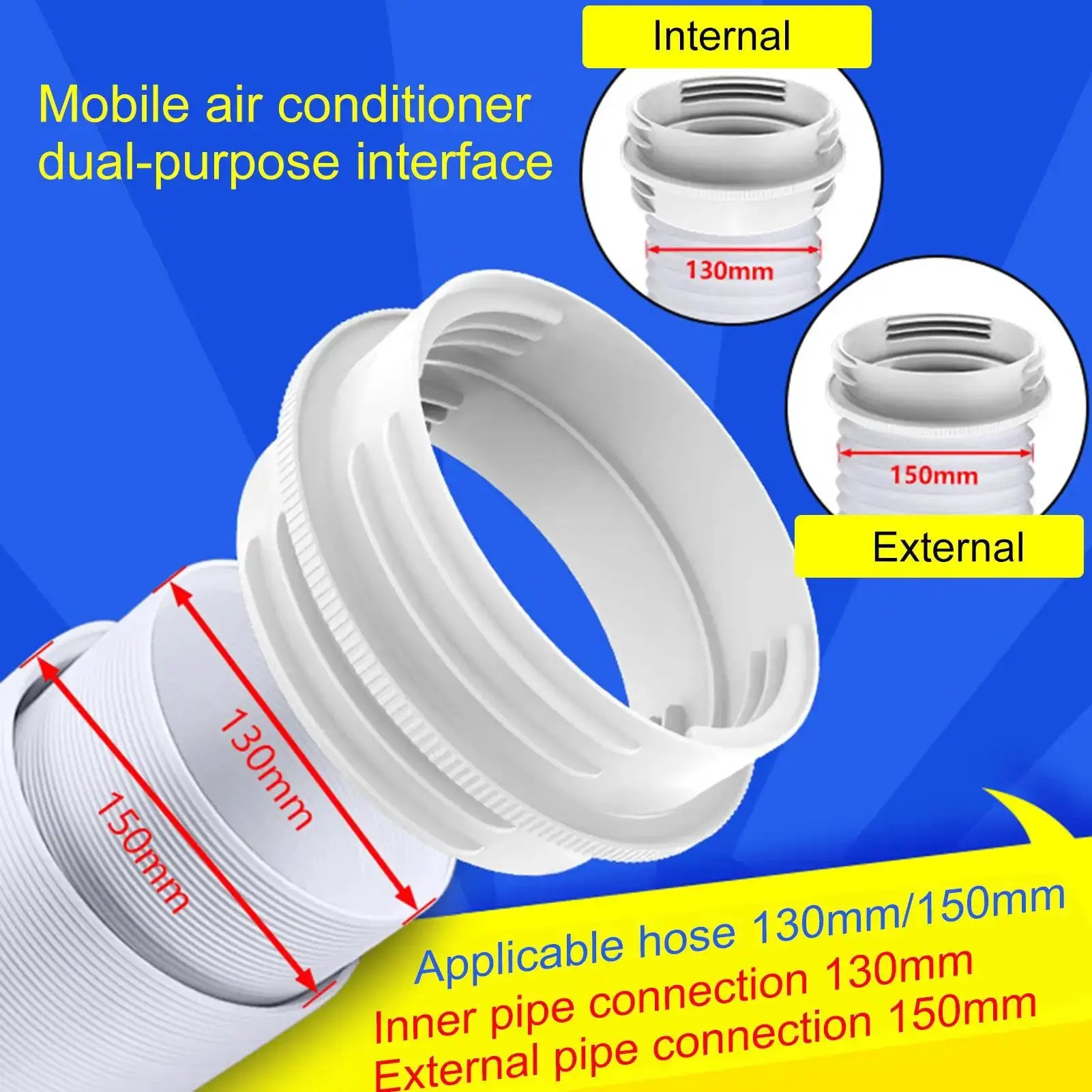 AC Exhaust Hose Connector | Insulated | PriceLows™