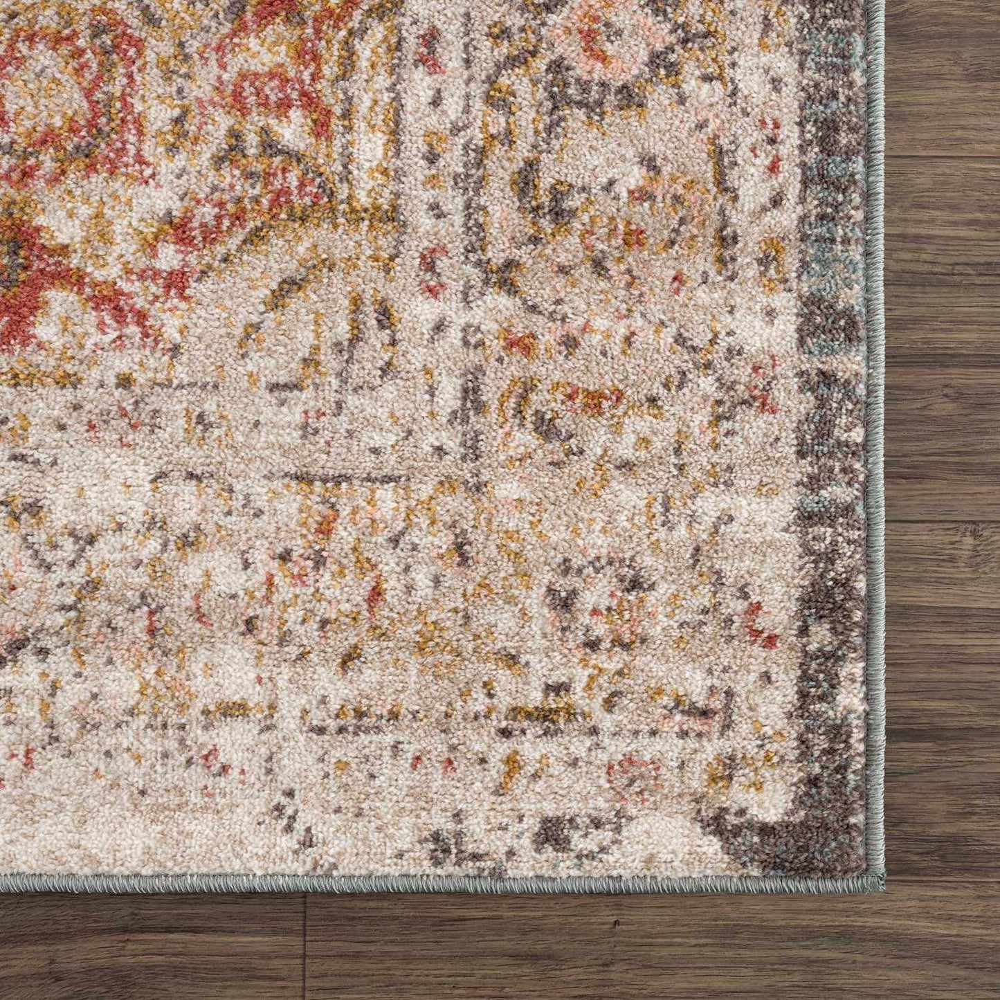 Peeta Brown Medallion Area Rug from PriceLows™