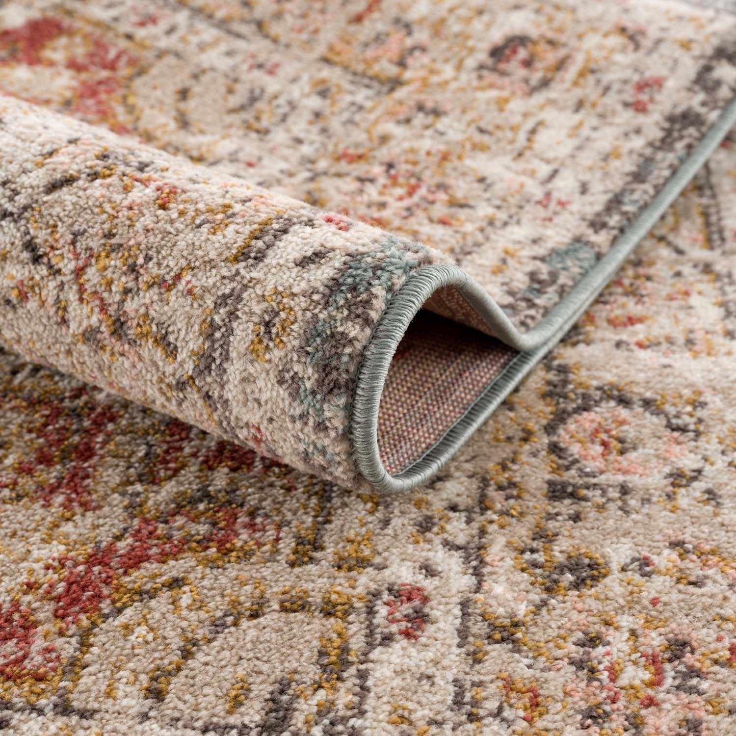 Peeta Brown Medallion Area Rug from PriceLows™