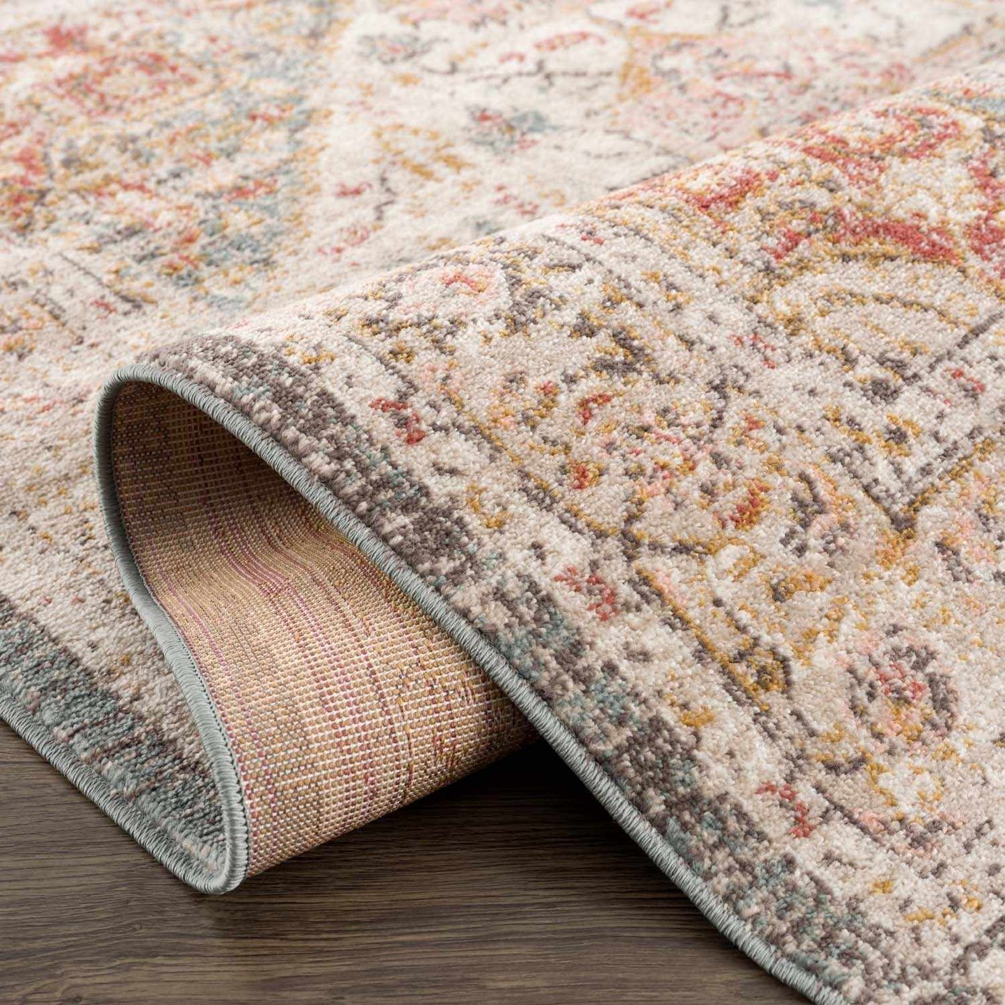 Peeta Brown Medallion Area Rug from PriceLows™