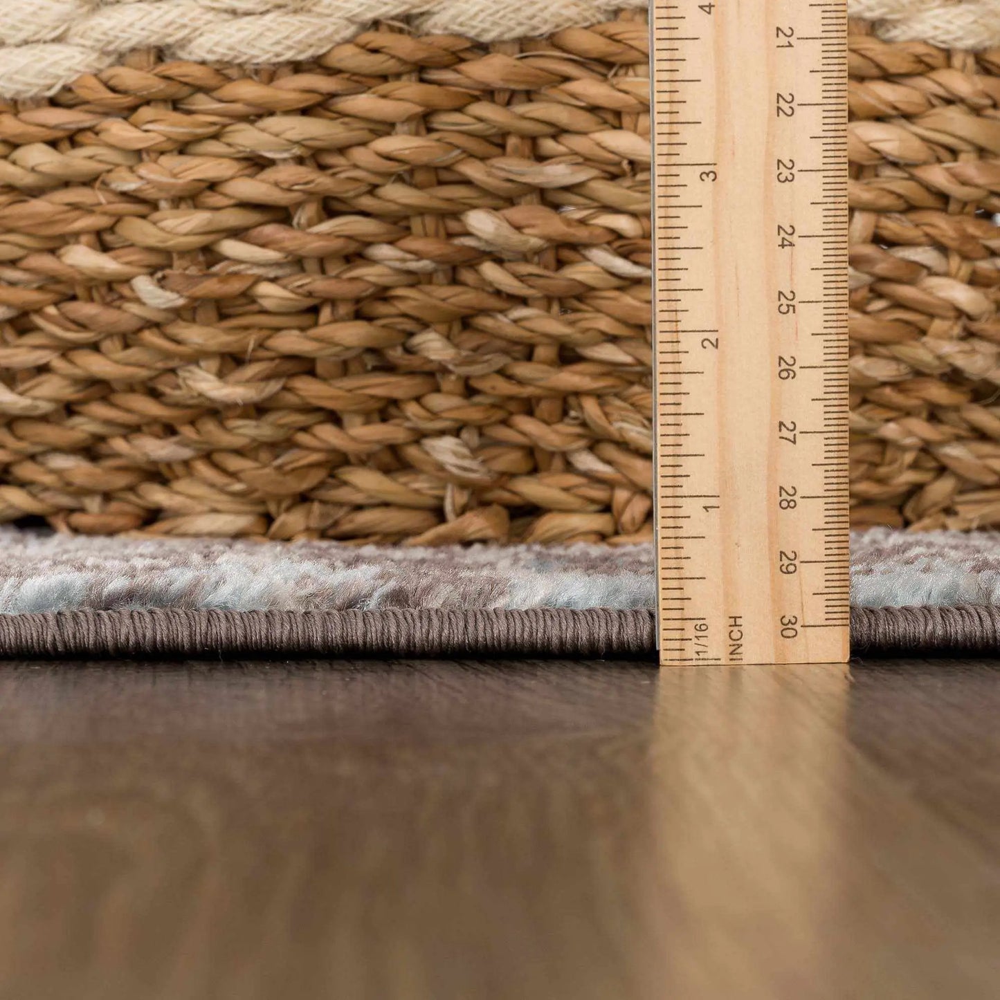 Peeta Dark Brown Medallion Area Rug from PriceLows™