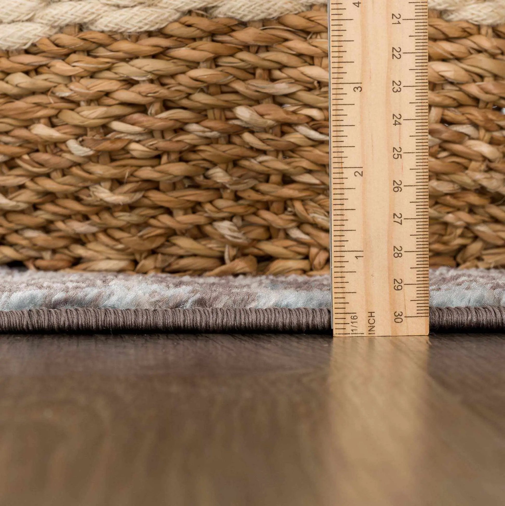 Peeta Dark Brown Medallion Area Rug from PriceLows™