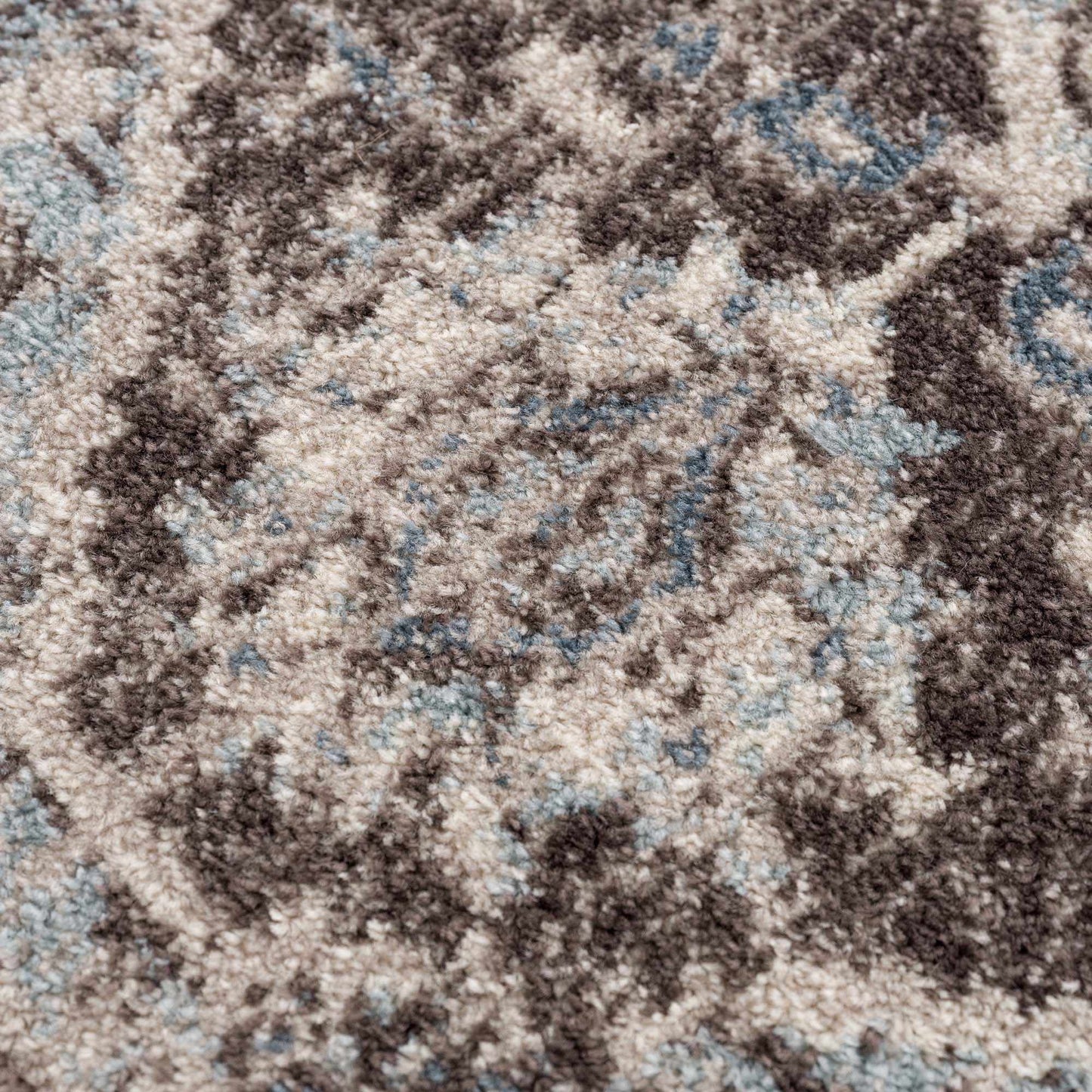 Peeta Dark Brown Medallion Area Rug from PriceLows™