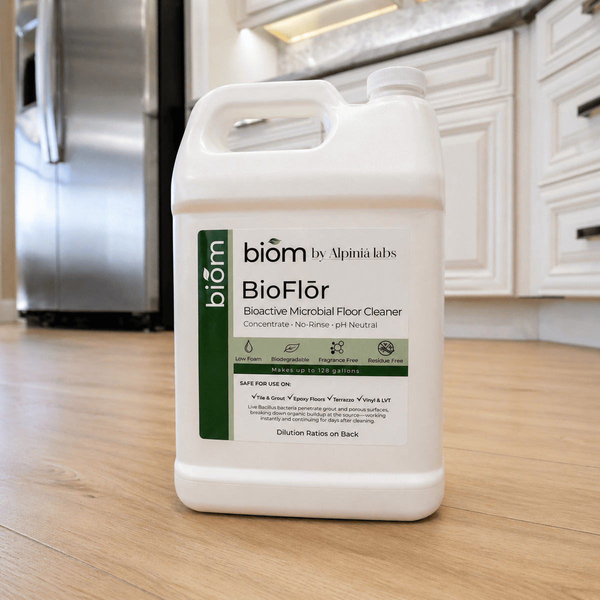 BioFlōr Bioactive Microbial Floor Cleaner Concentrate | 1 oz | Home Use | Home