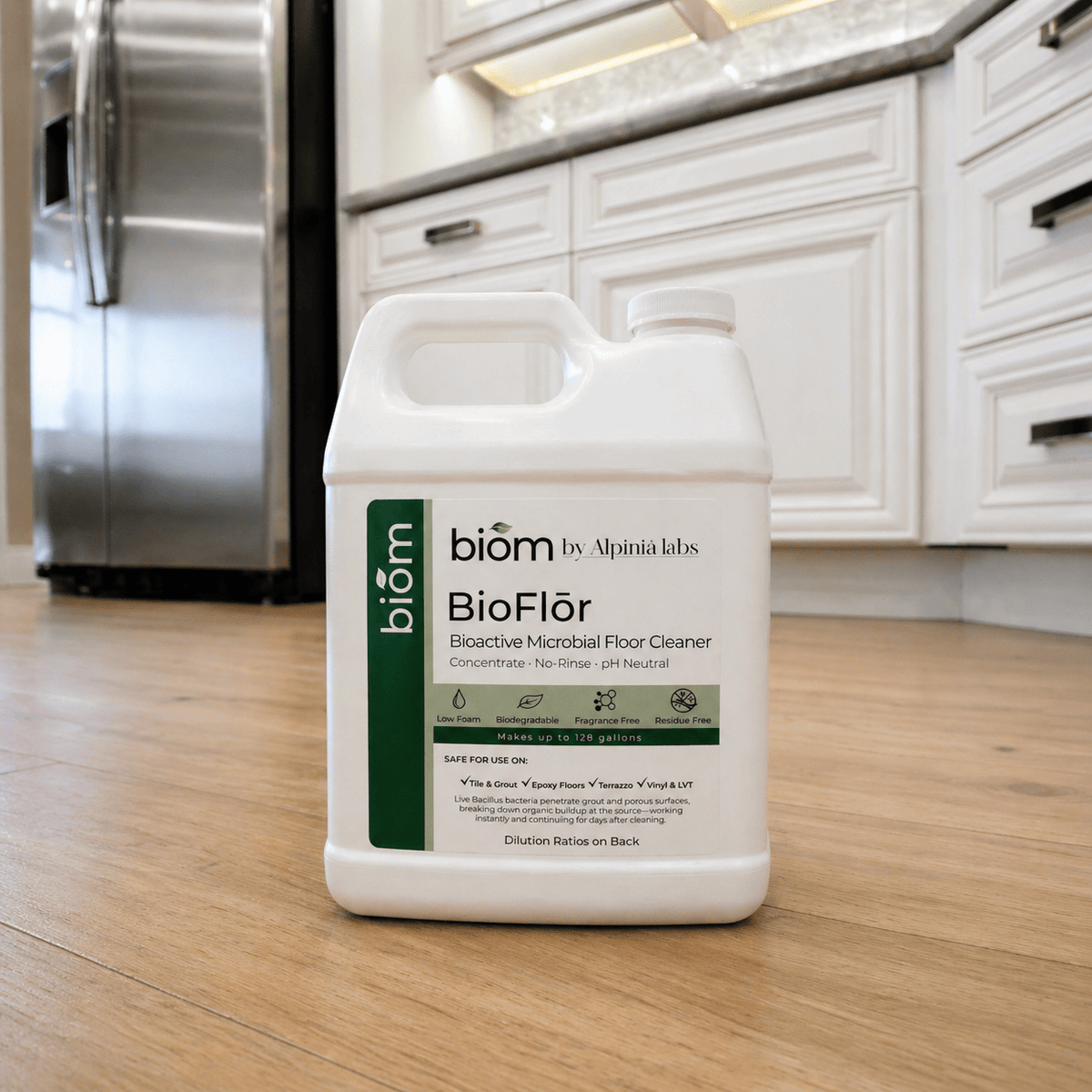 BioFlōr Bioactive Microbial Floor Cleaner Concentrate | 1 oz | Home Use | Home
