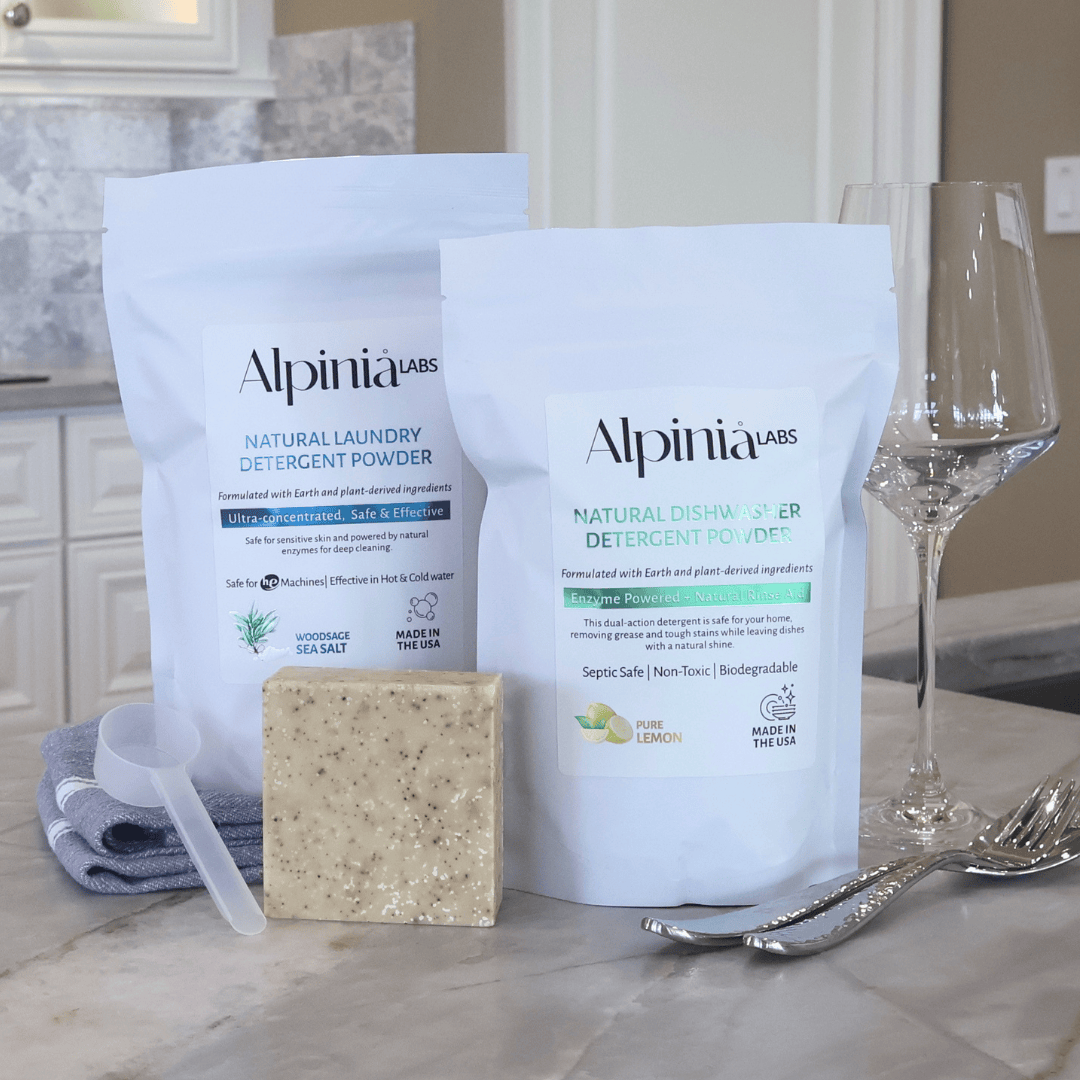 Plant Based Healthy Home Set | Laundry, Dishwasher & Chef Soap
