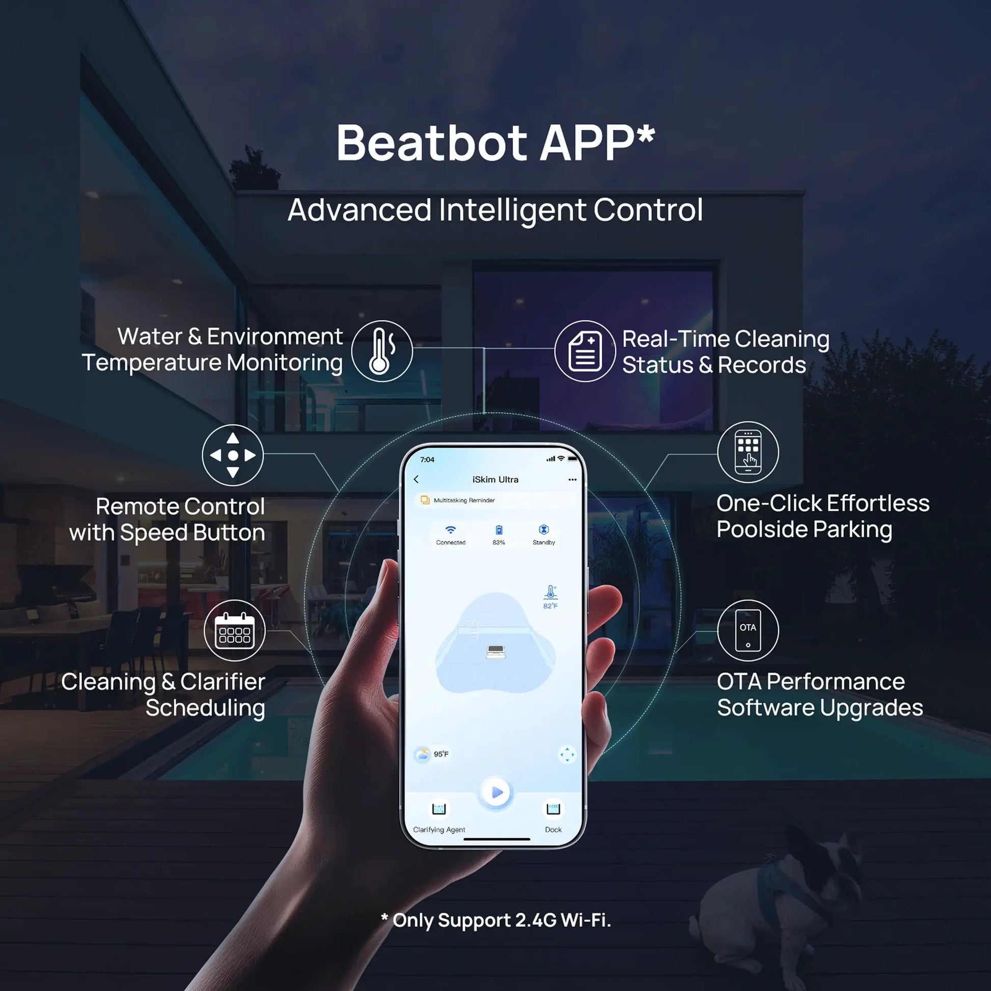 Beatbot iSkim Ultra Robotic Pool Skimmer from PriceLows™