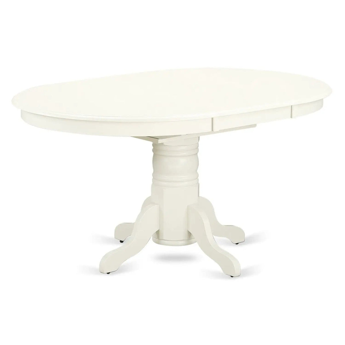 EAST WEST FURNITURE AVVA7-LWH-W 7-Piece Kitchen Table Set- 6 Modern Dining Chairs | 7-Piece Set | Linen | linen white Finish