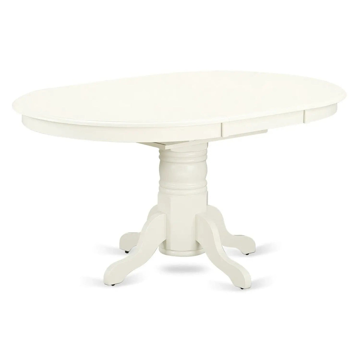 EAST WEST FURNITURE AVVA7-LWH-W 7-Piece Kitchen Table Set- 6 Modern Dining Chairs | 7-Piece Set | Linen | linen white Finish