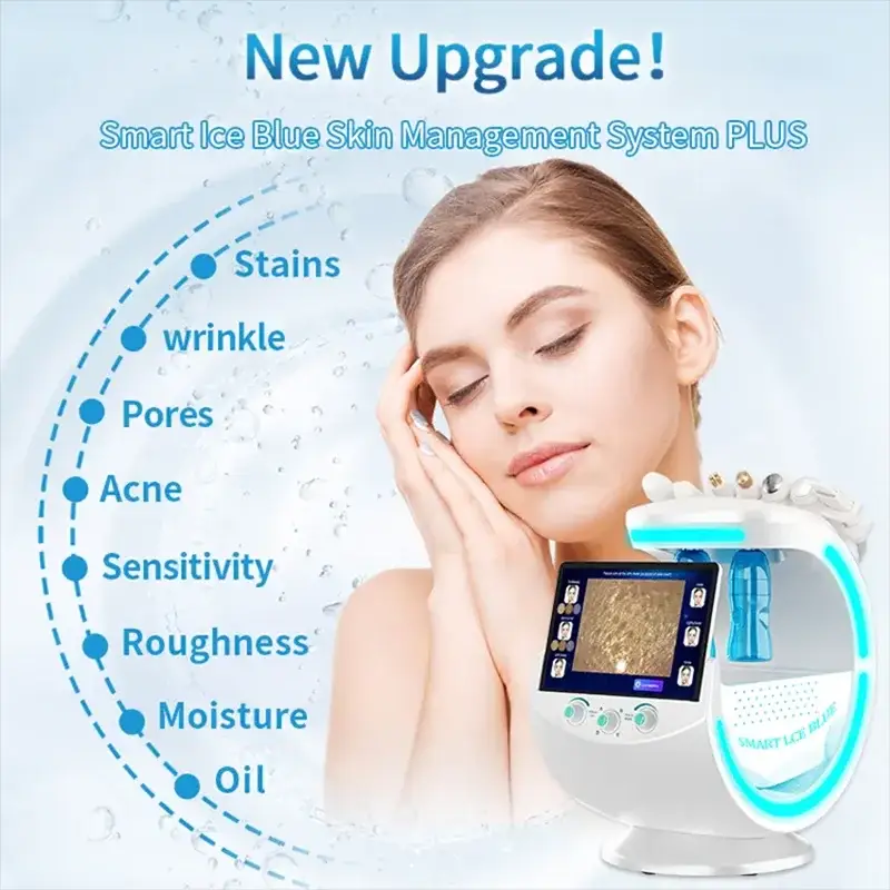 7 In 1 Hydrofacial Machine | Skin Rejuvenation | Ice Cooling | Portable